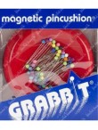 Grabbit Magnetic Pin Cushion with 50 Plastic Pins