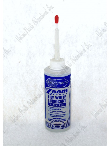 Zoom Spout Lily White Lubricant - Finest Furrier Supplies